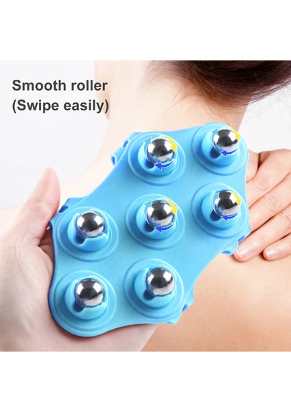 Mavi Stil New Dragon Ball Leg Massager Muscle Relaxation Magnetic Bead Meridian Brush Japanese Ball Beauty Leg Massager (Yurt Dışından) fırsatları