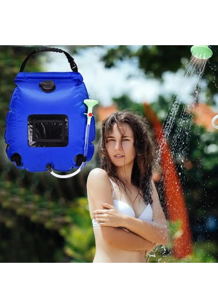 B Tipi Ordu Yeşili Stili 20L Güneş Isıtmalı Duş Banyo Çantaları Pvc Su Saklama Torbaları Açık Kampçılık Yürüyüş Kamp Taşınabilir Dış Mekan Elemanları (Yurt Dışından) indirimleri