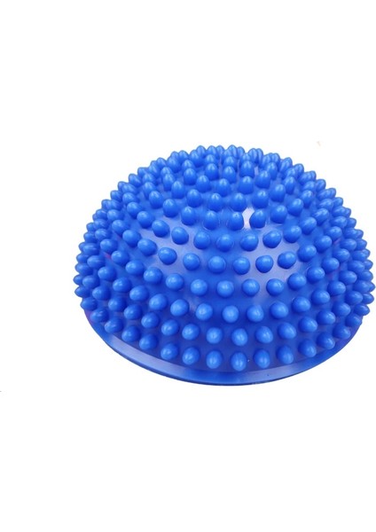 Mavi Stil 16CM Yoga Topu Pvc Şişme Masaj Noktası Yarım Fit Top Denge Eğitmen Sabitleyici Spor Pilates Fitness Dengeleme Topu (Yurt Dışından)