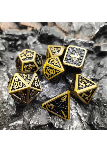 NO.336 Stili Yeni Stil Galaxy Metal D&d Zar, Metal Dnd Zar, Çokyüzlü Metal Zar Seti, Rol Yapma Oyunu Için Mtg Pathfinder (Yurt Dışından) indirimleri