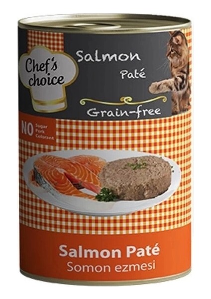 Chefs Choice Kıyılmış Somonlu Yetişkin Konserve Kedi Maması 400 gr