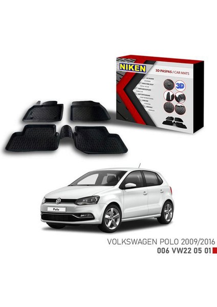 3D Paspas Vw Polo 2009-2016 Yktsn