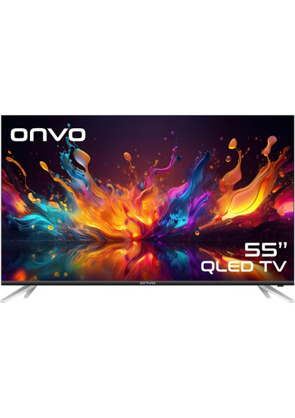 55OVF5000AQ 55’’ 140 Ekran Uydu Alıcılı 4K Ultra HD QLED Google Smart TV