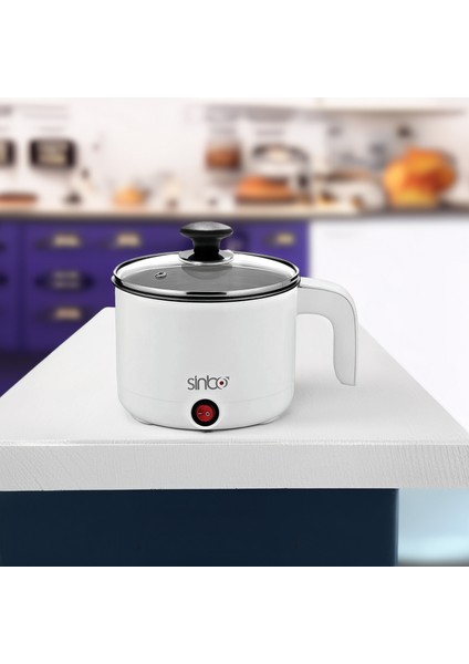 SCO-5043 Çok Fonksiyonlu Pişirici - Beyaz - 1 lt
