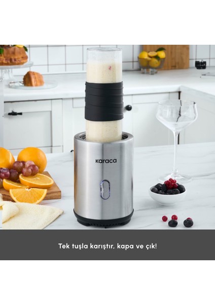 Smooth And Move Inox 350W Personal Kişisel Smoothie Blender