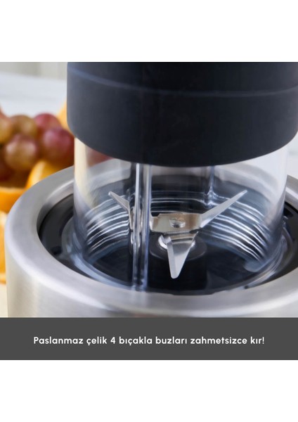 Smooth And Move Inox 350W Personal Kişisel Smoothie Blender