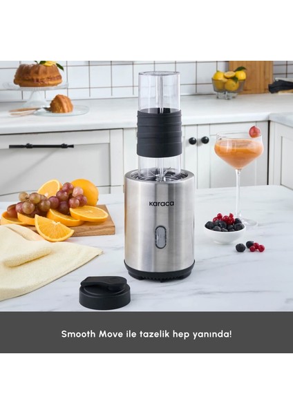 Smooth And Move Inox 350W Personal Kişisel Smoothie Blender