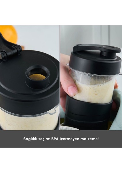 Smooth And Move Inox 350W Personal Kişisel Smoothie Blender