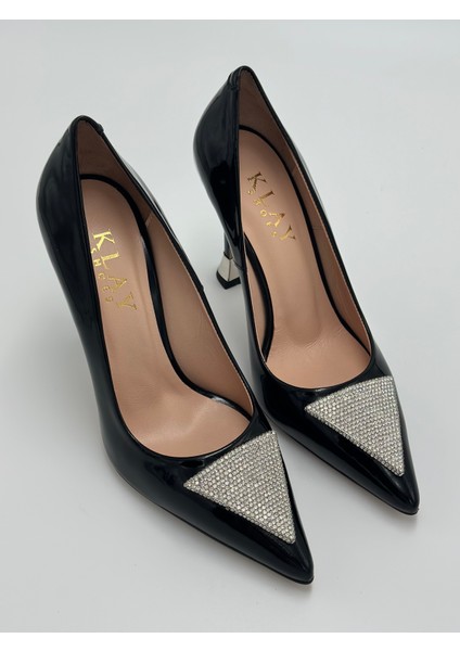 Hakiki Deri Taşlı Kadın Stiletto fiyatları