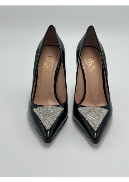 Hakiki Deri Taşlı Kadın Stiletto fırsatları