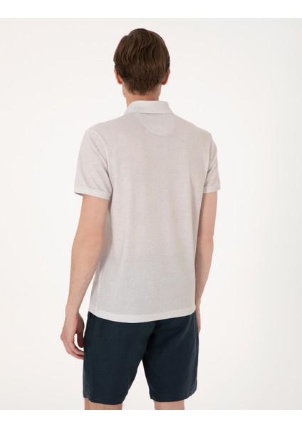 Erkek Bej Slim Fit Tişört 50306060-VR011 indirimleri