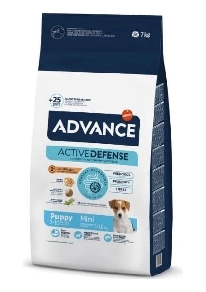 Advance Puppy Mini Tavuklu Küçük Irk Yavru Köpek Maması 7 kg