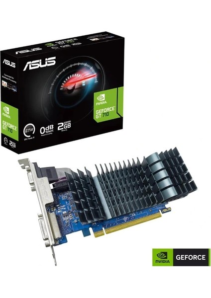 Asus Geforce GT710-SL-2GD5-BRK-EVO 2gb Ddr5 64BIT 1xvga 1xhdmı 1xdvı Ekran Kartı