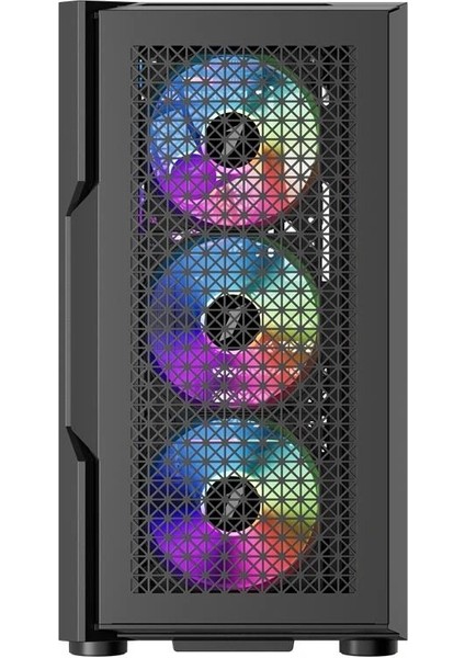 1st Player Trılobıte T7 Siyah 650W 80+ Argb 4X12CM Fan Temperli Cam Mesh USB 3.0 Atx Kasa