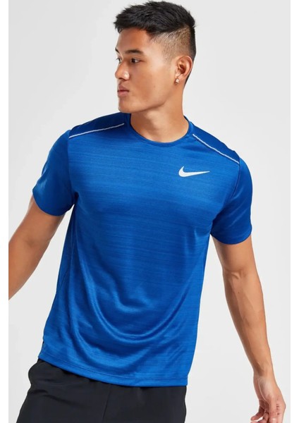 Dri-Fit Miller Standart Kesim Lacivert Erkek Spor Tişört