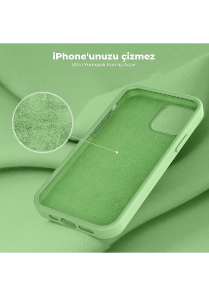 iPhone 13 Kılıf Nano Lansman Silikon Arka Kapak