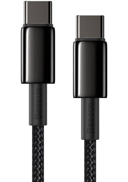 Tungsten Gold Hızlı Şarj Data Kablosu Type-C To Type-C 100W 2m Siyah fırsatları