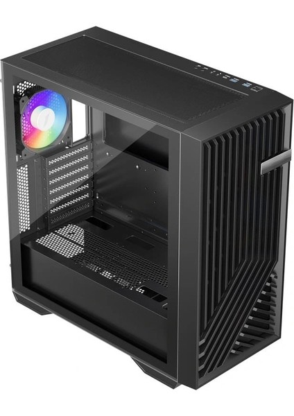 1st Player Fd8 Siyah 850W 80+ Gold Full Modüler Atx 3.1/pcıe 5.1 Argb 6X12CM Fan Temperli Cam Mesh U