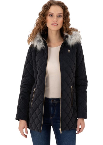 Kapişonlu Slimfit Spor Deri Mont