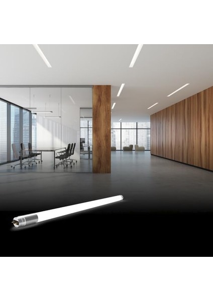 Uzmlight Panosonic LED Floresan Ampul 9W 6500KL 1000LM LED Tube 60CM T8 G13 (25 Adet)