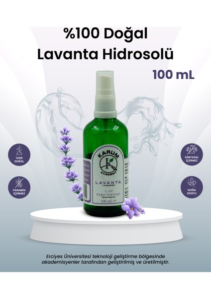 Lavanta Hidrosolü %100 Doğal & Yatıştırıcı Bitki Suyu 100ML fiyatları