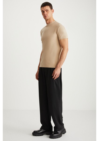Tiago Erkek Bej T-Shirt
