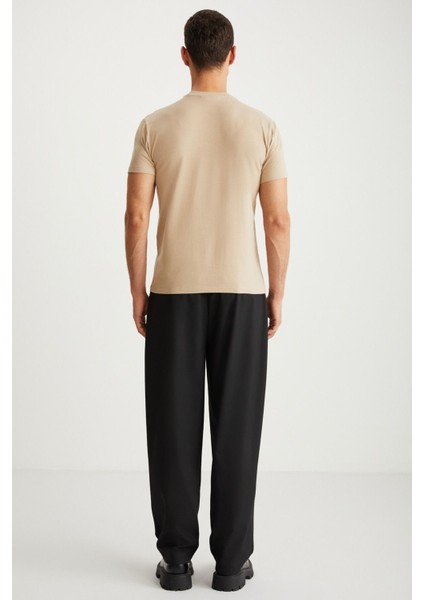 Tiago Erkek Bej T-Shirt