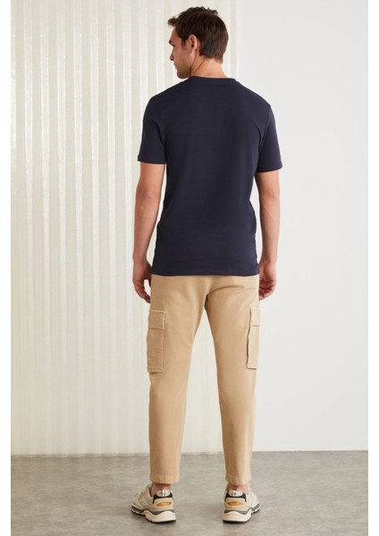Tiago Erkek Lacivert T-Shirt