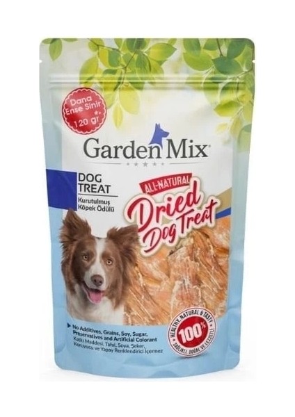 Garden Mix Kurutulmuş Dana Ense Sinir Köpek Ödül Maması 120 gr