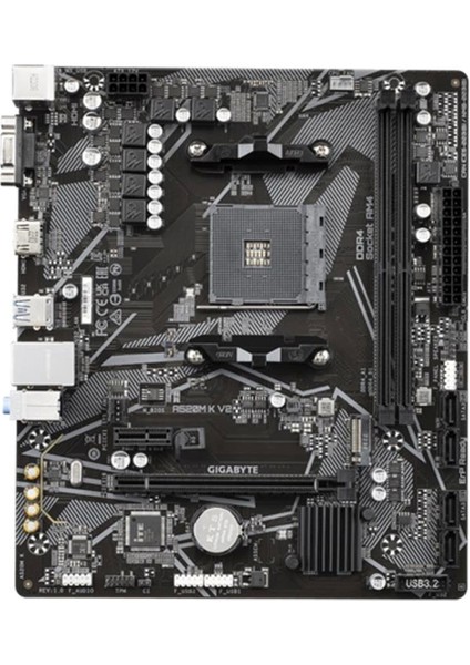 Gıgabyte A520M-K V2 Ddr4 5100MHZ 1xvga 1xhdmı 1xm.2 USB 3.2 Matx Am4 (Amd Am4 5000/4000 /3000 Serisi Ile Uyumlu)