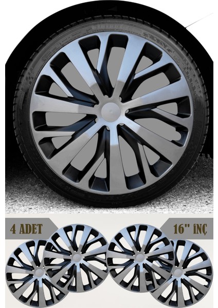 Nissan Vanetta Urvan Presage 16'' Inç Jant Kapağı 4 Adet Çift Renk 309