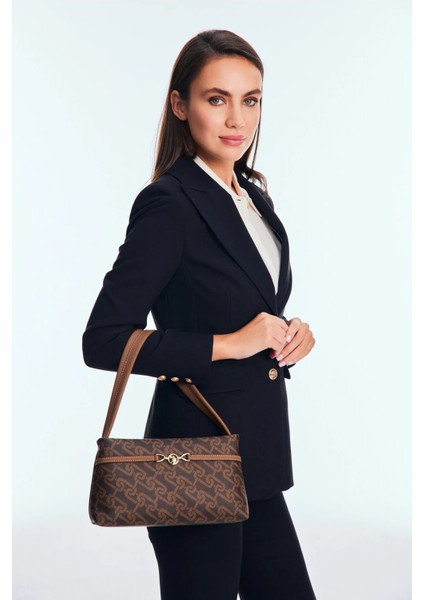 Kahve Kadın Omuz Çantası US25101 modelleri