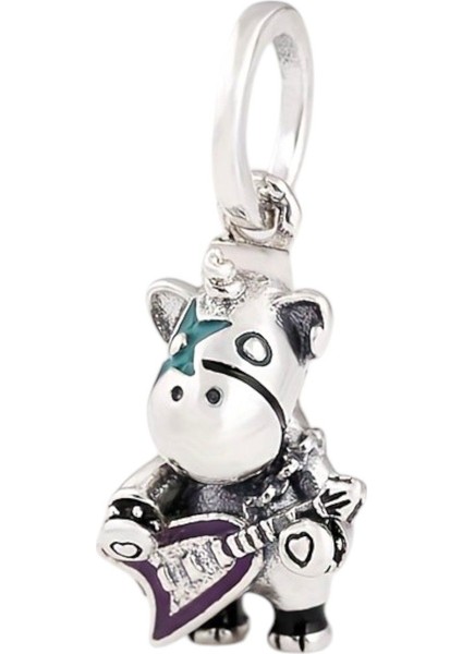 Rockçı Unicorn Charm