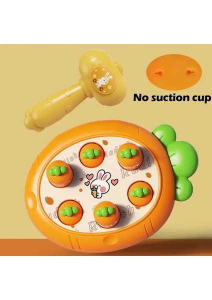 Karikatür Montessori Bebek Oyuncaklar Toddler Eğitim Doğum Günü Hediyesi Hayvan Teması Kilitme Oyunu Ebeveyn Çocuk Kurulu Çekme Gamecolor: Havuç 1 Çekiç (Yurt Dışından)