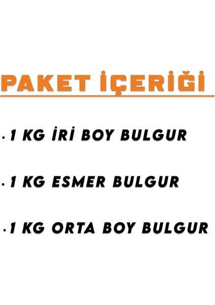 3 kg Aile Boy Taş Değirmen Bulgur Paketi fiyatları