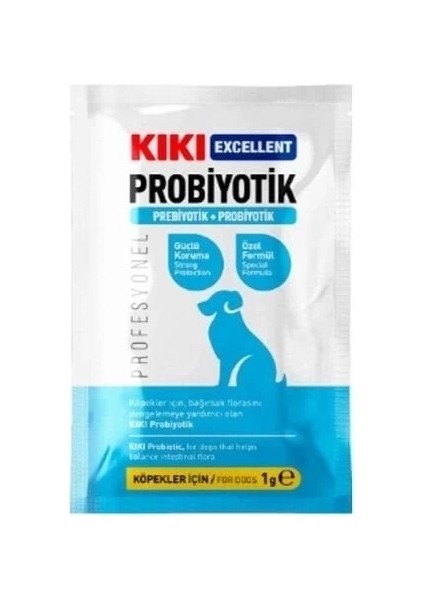 Kiki Excellent Köpekler Için Toz Probiyotik ve Prebiyotik Saşe 1 gr 1 Adet