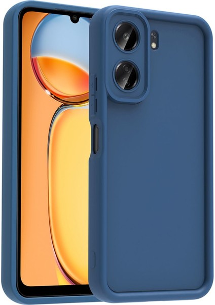 xiaomi Poco C65 Uyumlu Kamera Korumalı Parlak Stil Tasarım Kapak