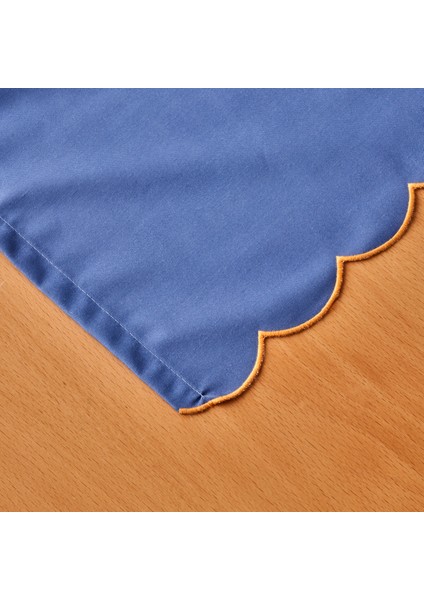 Marine Pamuklu Scallop Kenar Runner Mavi (50X150 Cm) fiyatları