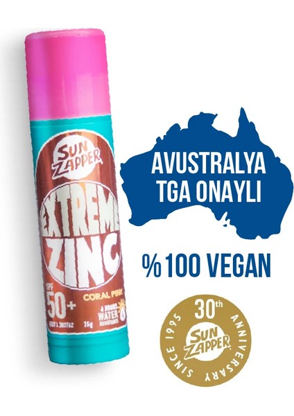 Extreme Zinc Stick Coral Pink SPF 50 + 15G fırsatları
