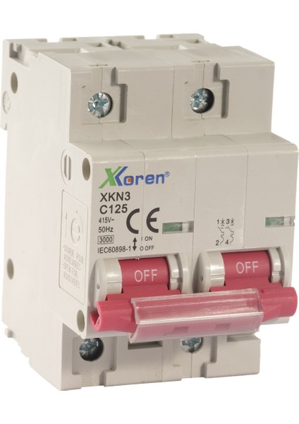 6ka 3p+N C Tipi 1250A H Serisi Otomatik Sigorta(3 Adet)(Kutu)