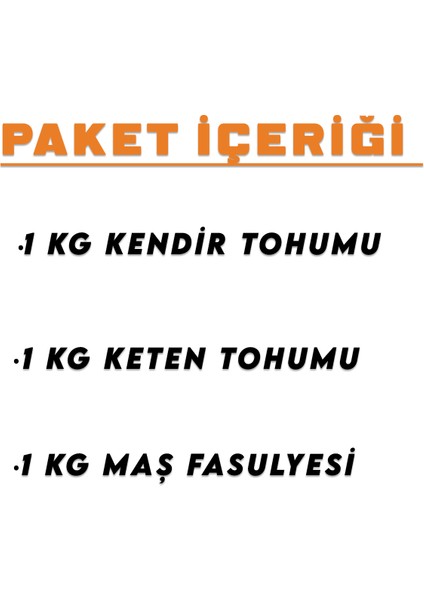 3 kg Fit Yaşam Keten Tohumu Maş Fasulyesi Kendir Paketi fiyatları