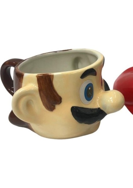 Süper Mario Kupa Bardak 3D Tasarım Hediyelik Kupa Bardak