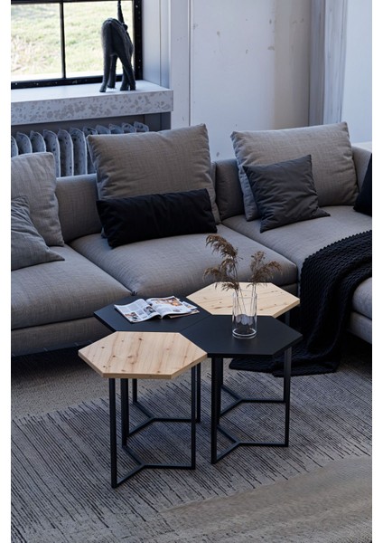 Hexa - Triad Orta Sehpa 4'lü Modül (45X45X45 Tek Modül Ölçüsü) fiyatları