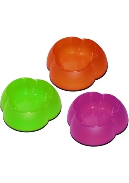 Pawise Plastik Kedi ve Köpek Mama Kabı Çiçek Şekilli 1250 ml