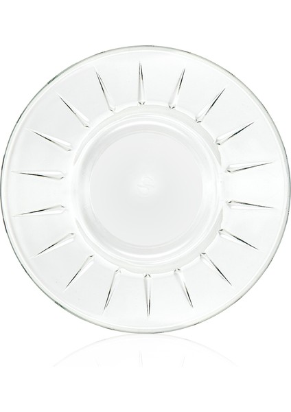 Elysia 6'lı Çay Tabağı Seti - Şeffaf - 13,2 cm indirimleri