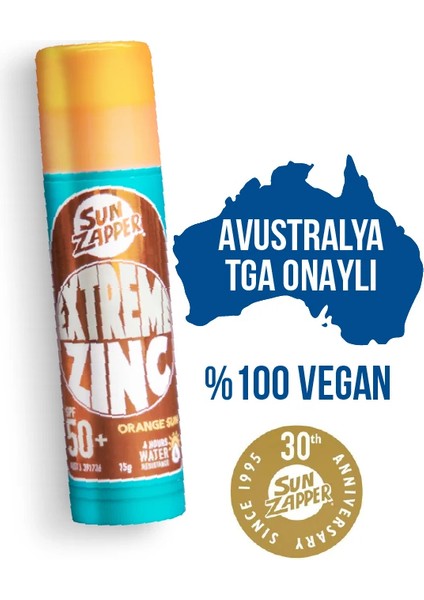 Extreme Zinc Stick Orange Sun SPF 50 + 15G fırsatları