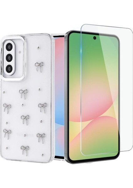 Samsung Galaxy A16 Kılıf Kutup Desenli Fiyonk Kapak + Nano Ekran Koruyucu