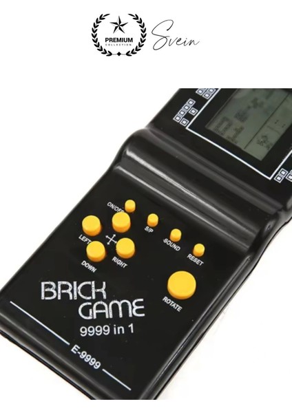 Nostaljik El Atarisi Tetris Konsol Oyuncak Pilli Unutulmayan Taşınabilir Retro Game Boy Eğlendirici