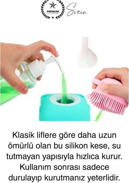 Şampuan Hazneli Silikon Banyo Lifi fiyatları
