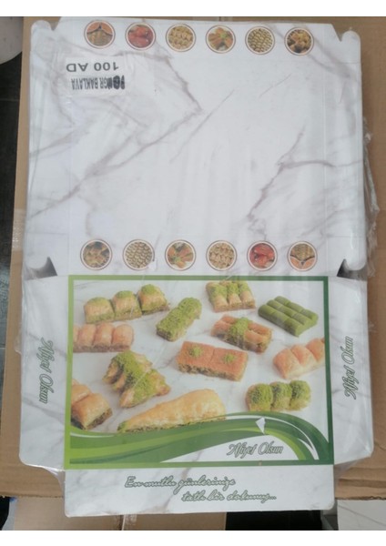 Baklava Kutusu 1 Kiloluk